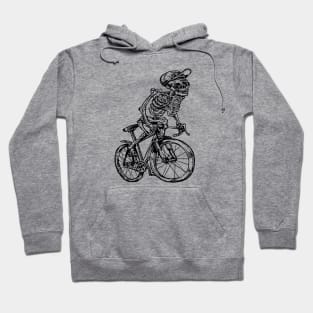 SEEMBO Skeleton Cycling Bicycle Cyclist Bicycling Biker Bike Hoodie